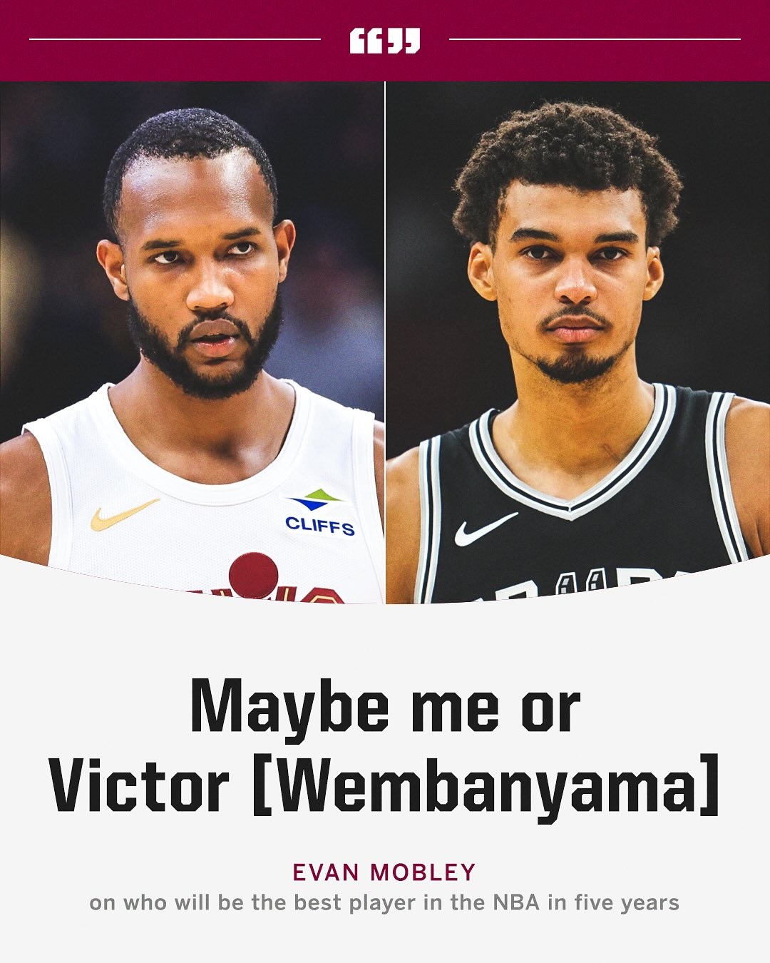  未來5年NBA最好的球員會是誰？莫布里：可能是我或者文班亞馬