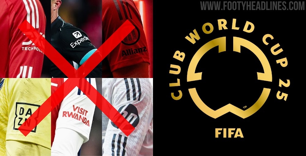  FIFA不允許世俱杯球隊(duì)有袖標(biāo)贊助，需貼上世俱杯徽標(biāo)