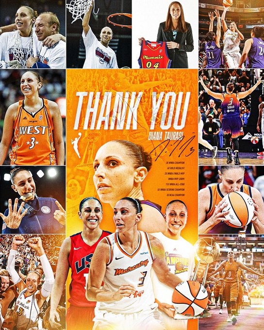  傳奇落幕！WNBA巨星陶樂西宣布退役 結(jié)束20年職業(yè)生涯