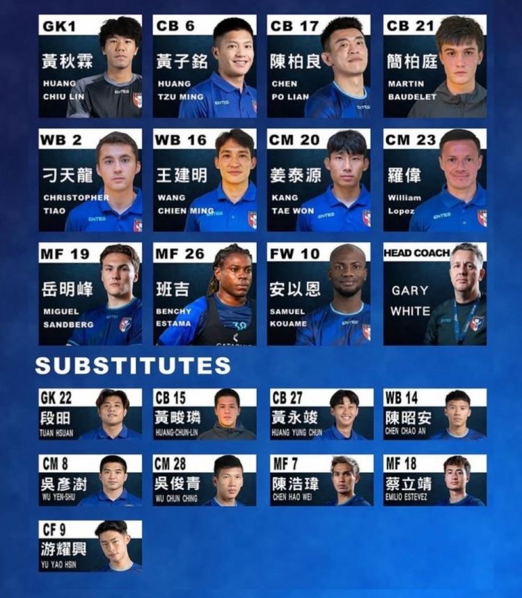  中國臺(tái)灣媒體：簡柏庭和蔡立靖不符合足協(xié)注冊(cè)規(guī)則，無緣中甲球隊(duì)